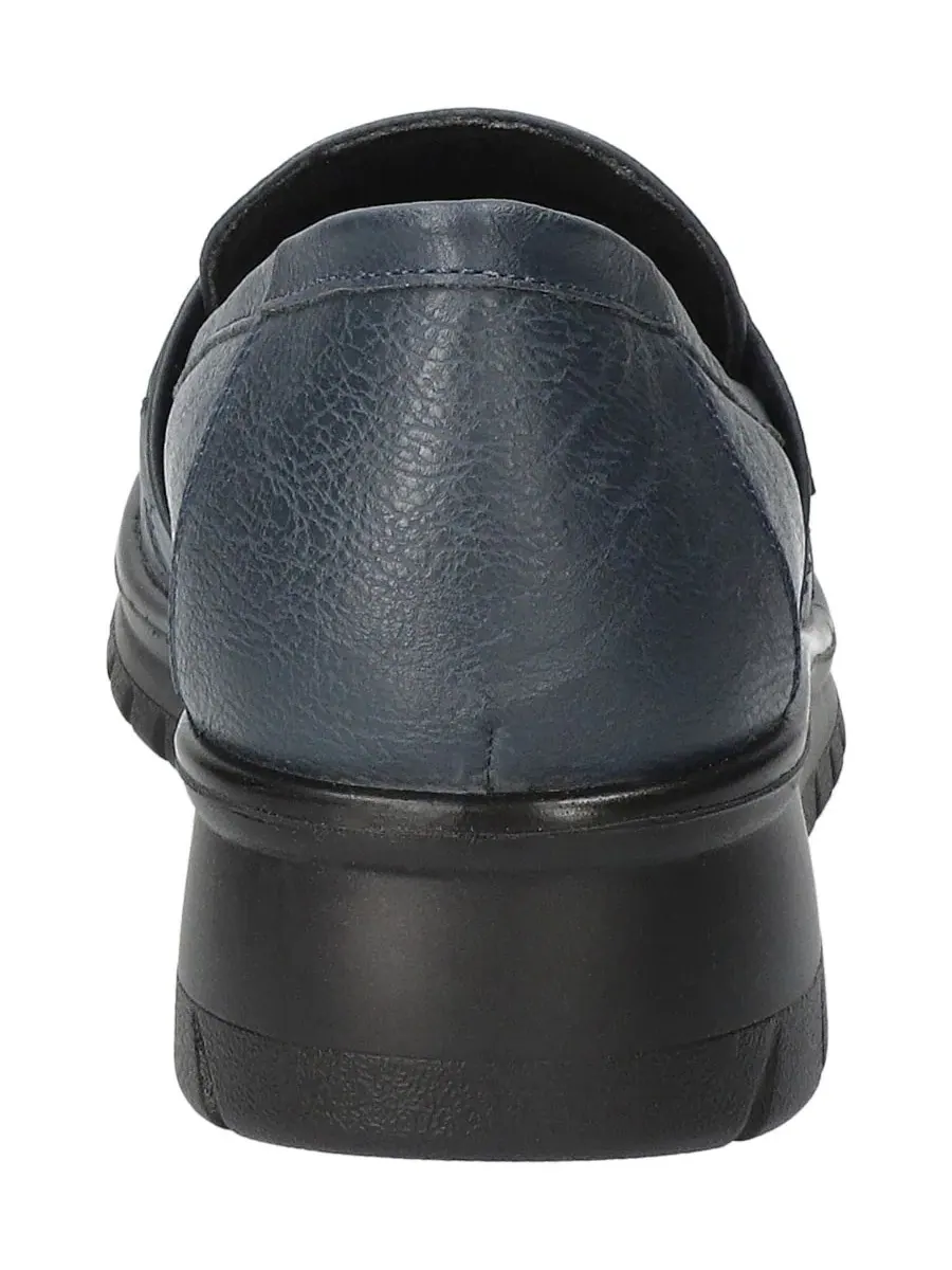Женские лоферы Rochelle Comfort Easy Street — изображение 3 из 7, темно-синий