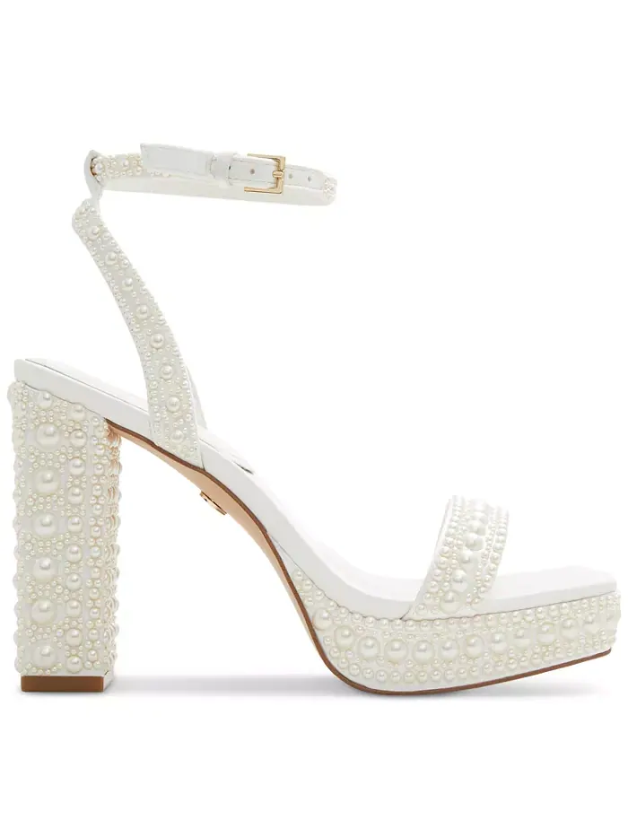 Женские сандалии на платформе Lulu Pearl из двух частей ALDO — изображение 2 из 5, белый