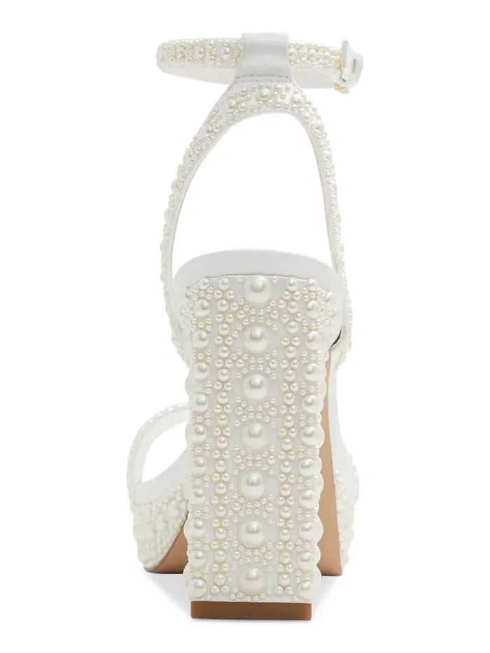 Женские сандалии на платформе Lulu Pearl из двух частей ALDO — изображение 3 из 5, белый