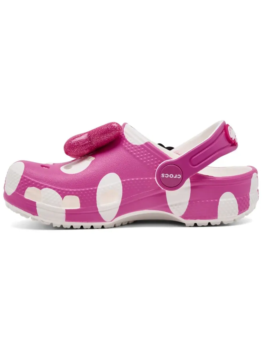 Детские классические сабо Disney с изображением Минни Маус от Finish Line для девочек Crocs — изображение 3 из 6, мульти