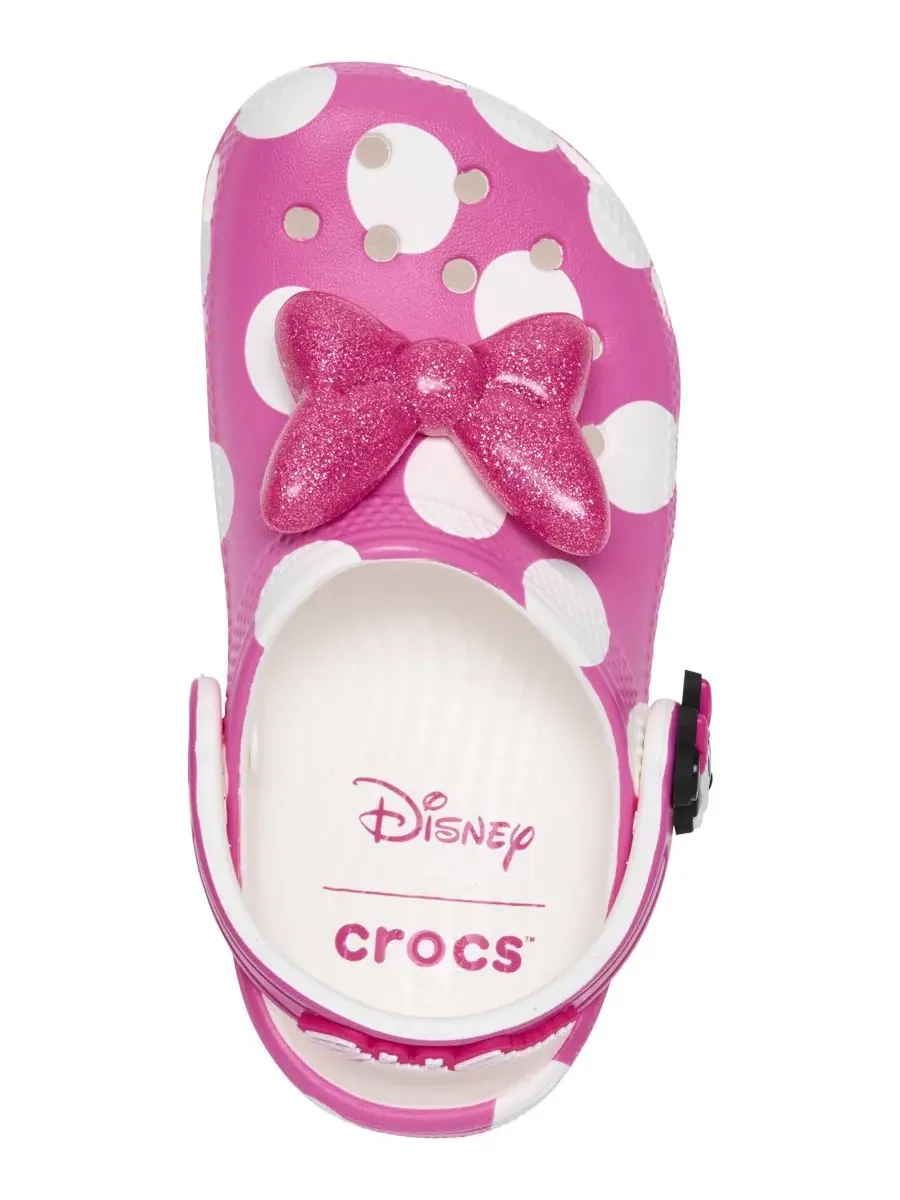 Детские классические сабо Disney с изображением Минни Маус от Finish Line для девочек Crocs — изображение 5 из 6, мульти