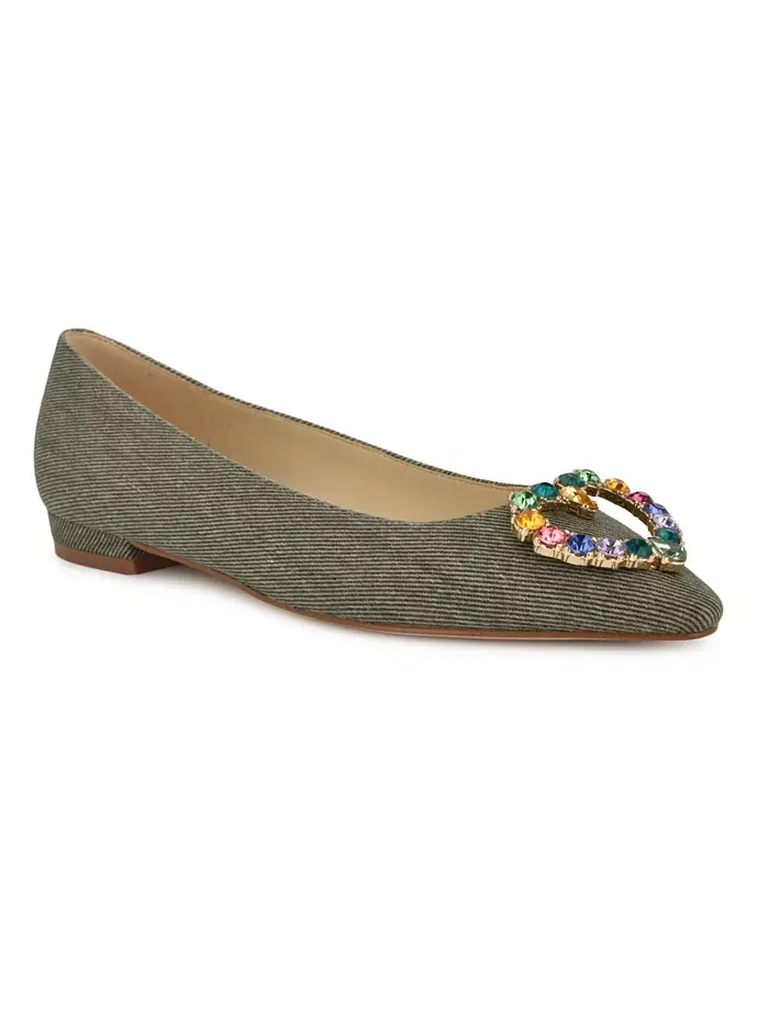 Женские туфли-лодочки с острым носом и стразами Hearts Nine West — изображение 1 из 5