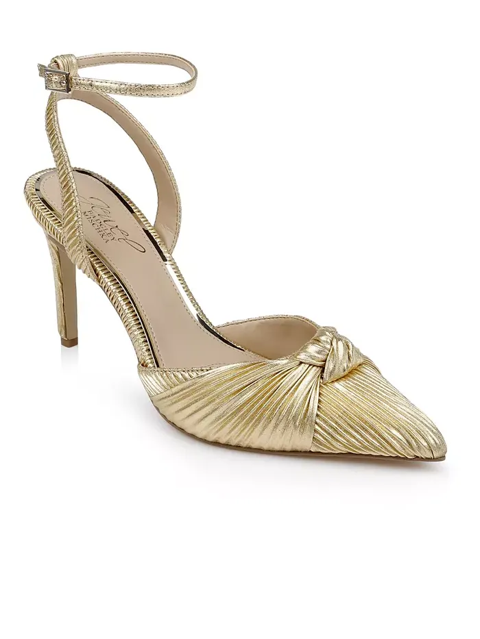 Женские туфли-лодочки Enid Jewel Badgley Mischka — изображение 1 из 5, золото
