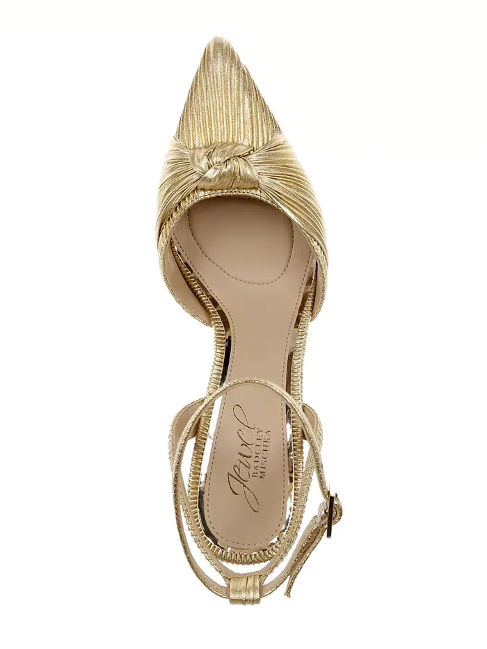 Женские туфли-лодочки Enid Jewel Badgley Mischka — изображение 4 из 5, золото