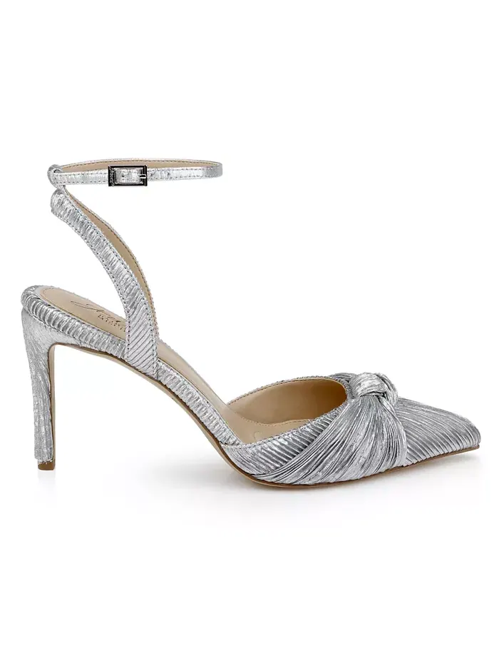 Женские туфли-лодочки Enid Jewel Badgley Mischka — изображение 2 из 5, серебряный