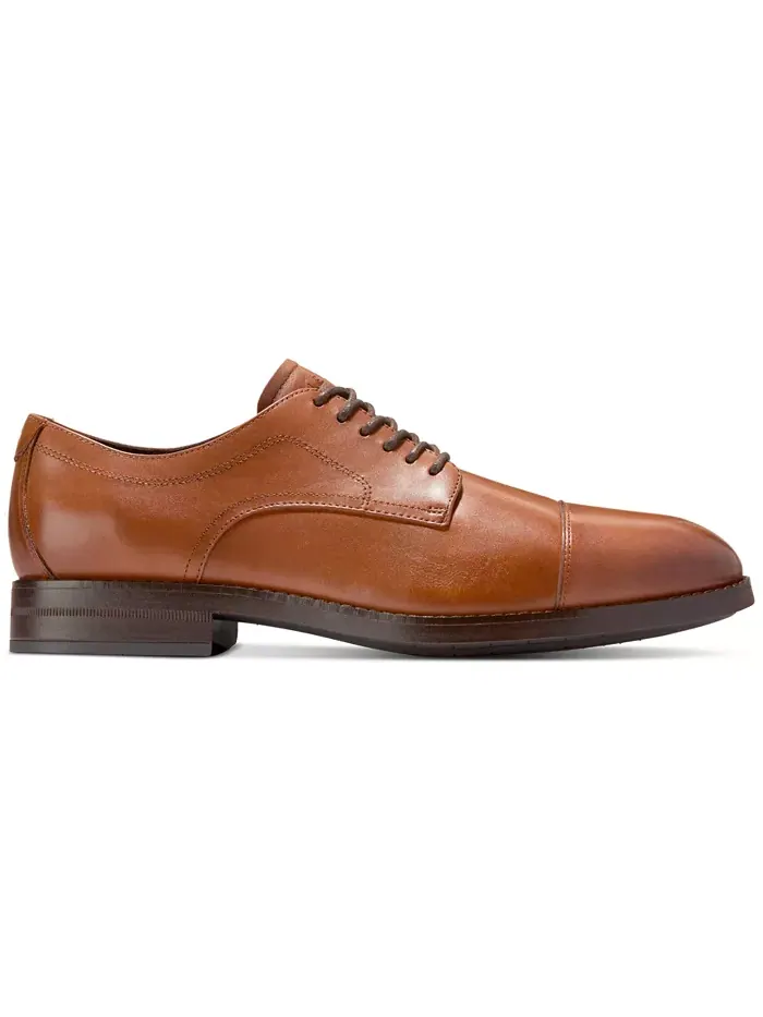 Мужские оксфорды Harmon Grand Cap Toe Cole Haan — изображение 2 из 9, бежевый