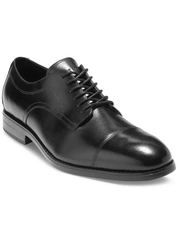 Мужские оксфорды Harmon Grand Cap Toe Cole Haan — изображение 1 из 9, черный