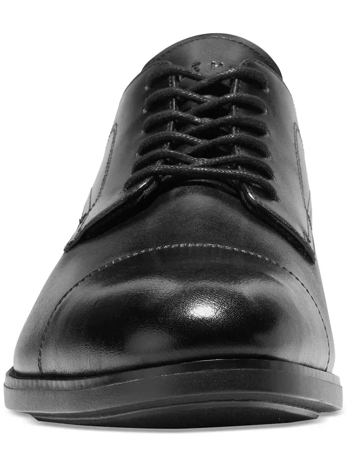 Мужские оксфорды Harmon Grand Cap Toe Cole Haan — изображение 3 из 9, черный