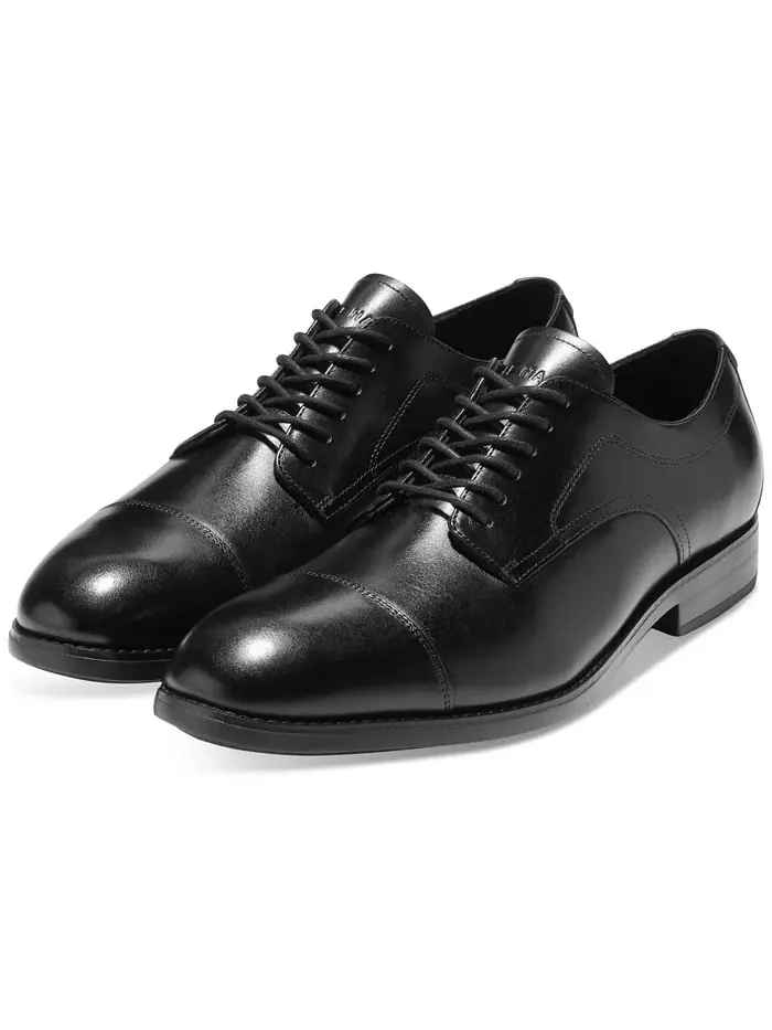 Мужские оксфорды Harmon Grand Cap Toe Cole Haan — изображение 8 из 9, черный