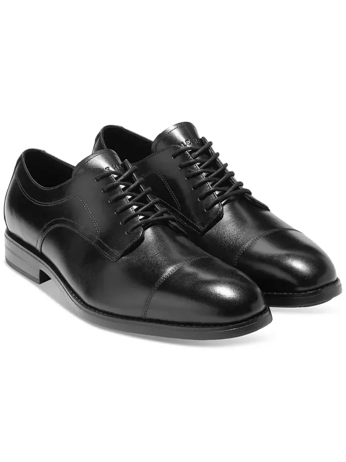 Мужские оксфорды Harmon Grand Cap Toe Cole Haan — изображение 9 из 9, черный