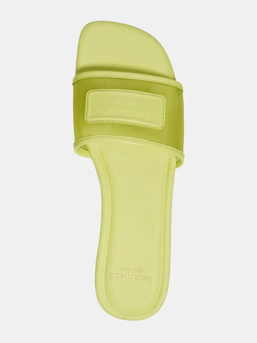 Женские сандалии-шлепанцы Breezy Slide без шнурков kate spade new york — изображение 4 из 5, бежевый
