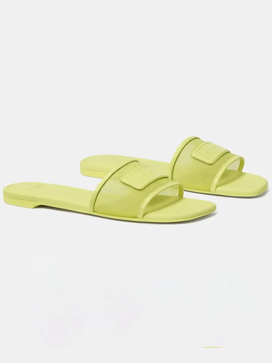 Женские сандалии-шлепанцы Breezy Slide без шнурков kate spade new york — изображение 5 из 5, бежевый
