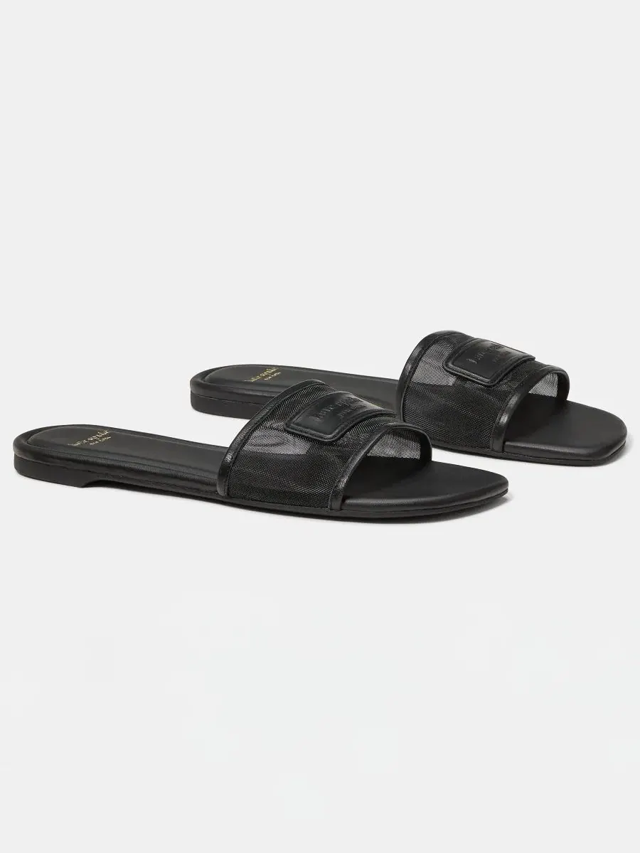 Женские сандалии-шлепанцы Breezy Slide без шнурков kate spade new york — изображение 5 из 5, черный