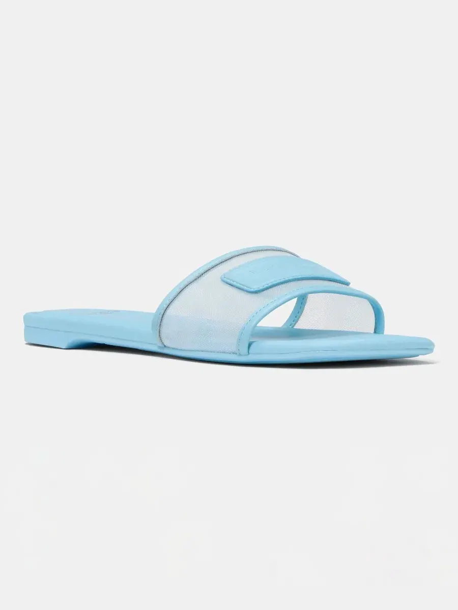 Женские сандалии-шлепанцы Breezy Slide без шнурков kate spade new york — изображение 1 из 5, аквамариновый