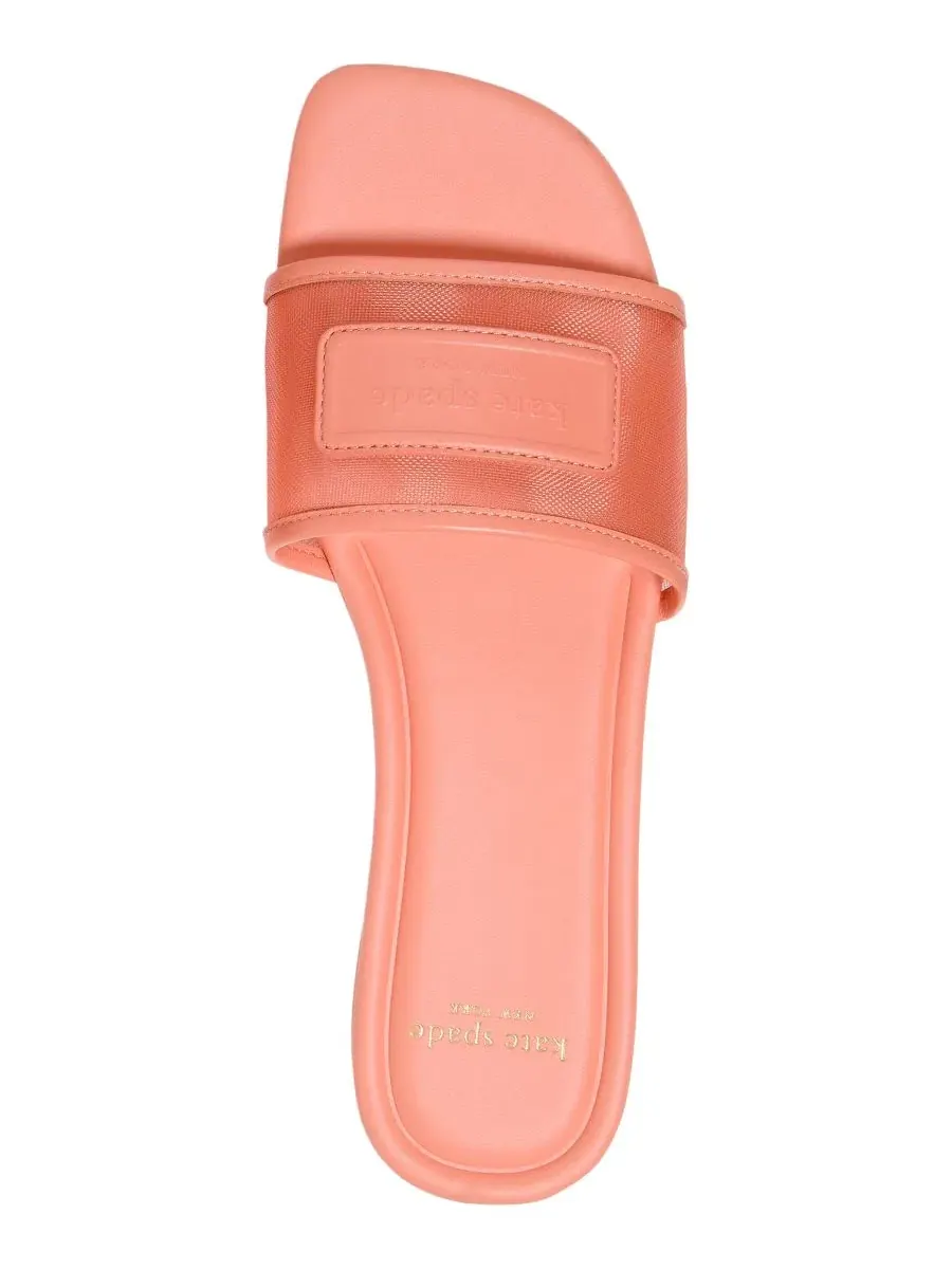 Женские сандалии-шлепанцы Breezy Slide без шнурков kate spade new york, Melon Ball — изображение 4 из 5
