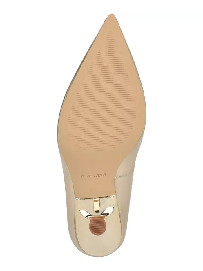 Женские туфли-лодочки Korela с острым носом Nine West — изображение 5 из 5, золото