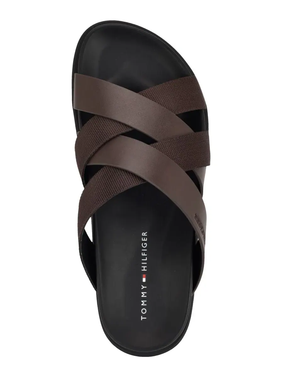 Мужские сандалии-слипоны Bivin2 Tommy Hilfiger — изображение 4 из 5, коричневый
