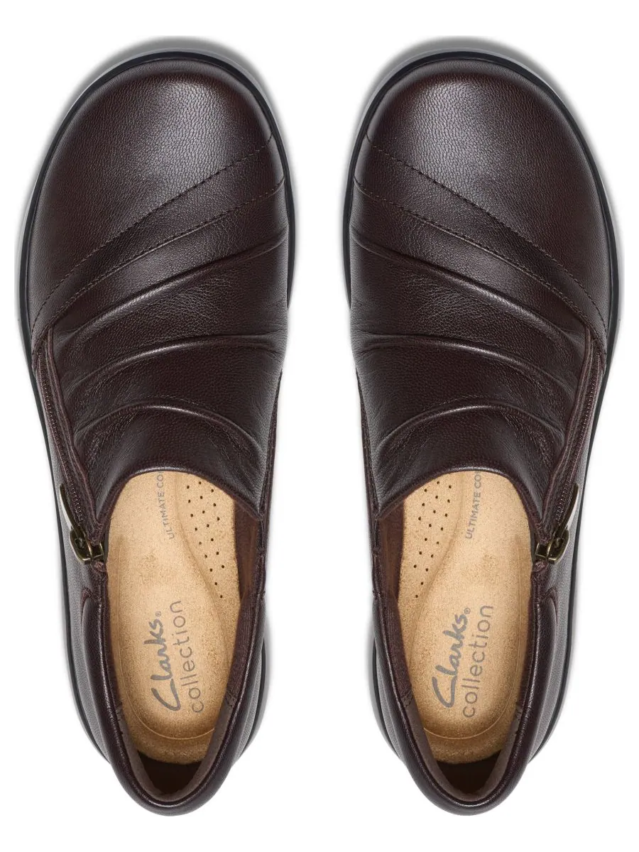 Балетки женские Clarks Kaetlyn Mila с круглым носком — изображение 4 из 5, шоколадный