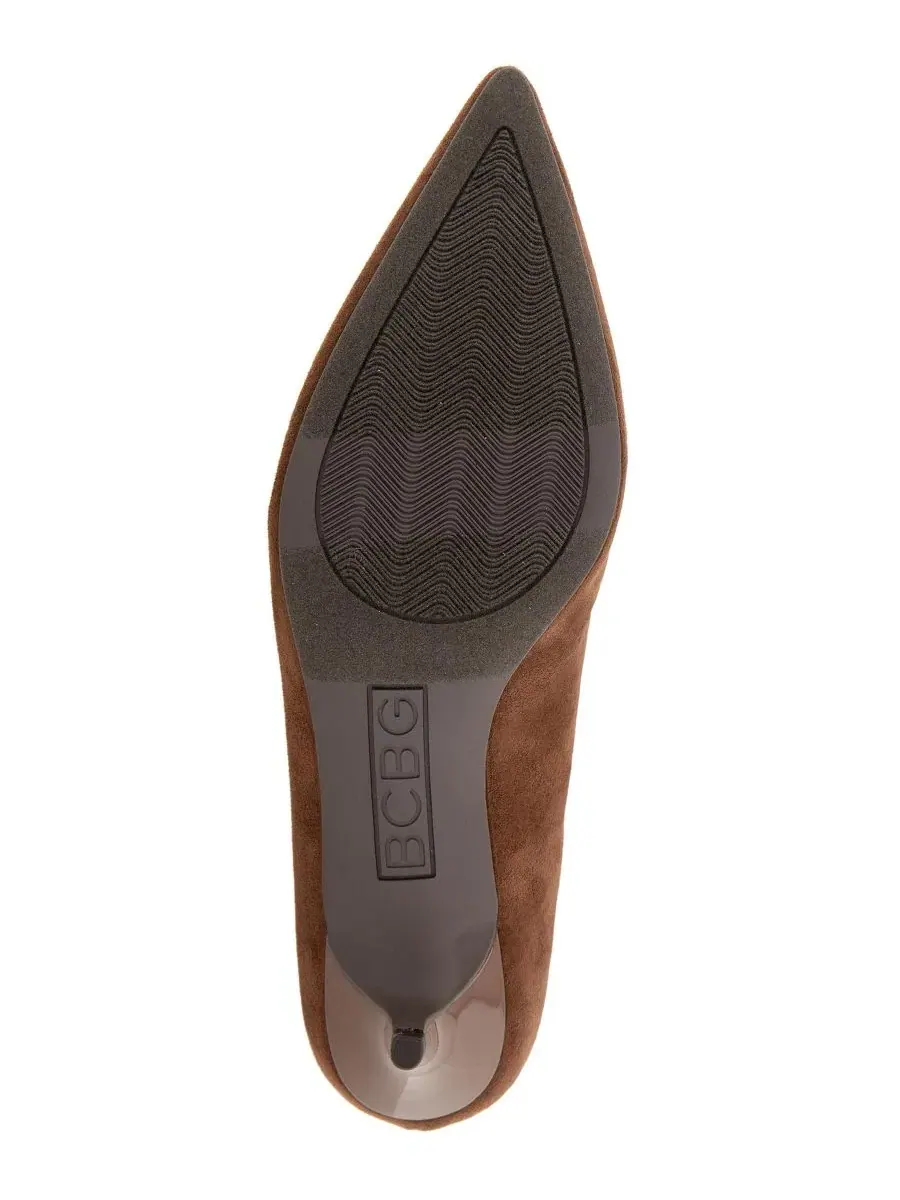 Туфли-лодочки Pacsin High Vamp Pump BCBG — изображение 5 из 5, коричневый
