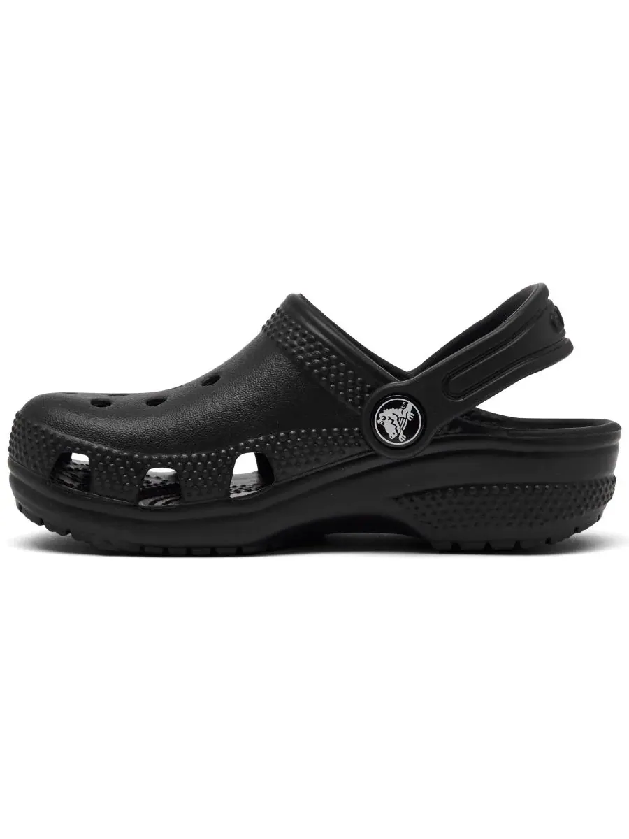 Детские классические клоги Crocs — изображение 3 из 7, черный