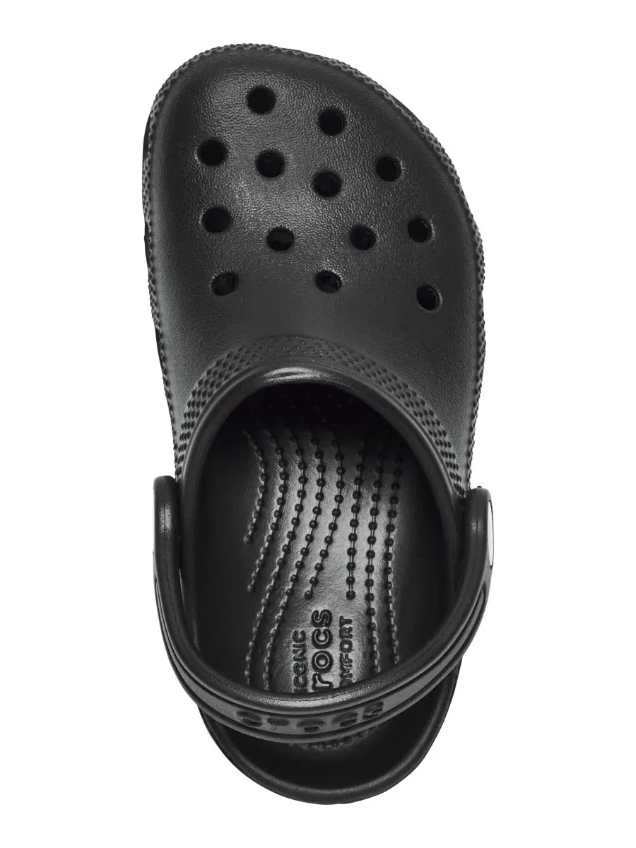 Детские классические клоги Crocs — изображение 5 из 7, черный