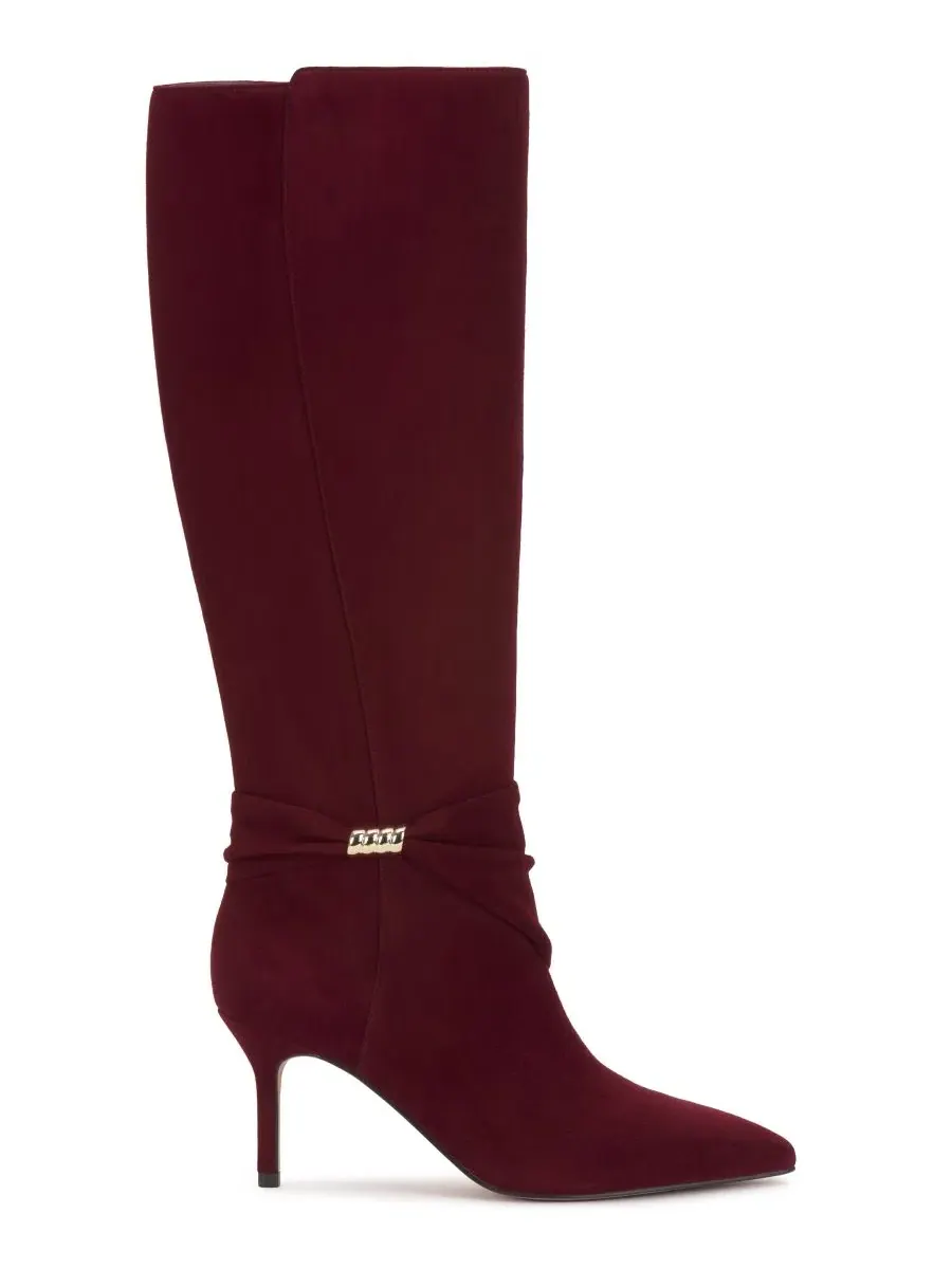 Ботинки-стилетто Meezo Vince Camuto, Pomegranate Suede — изображение 2 из 6