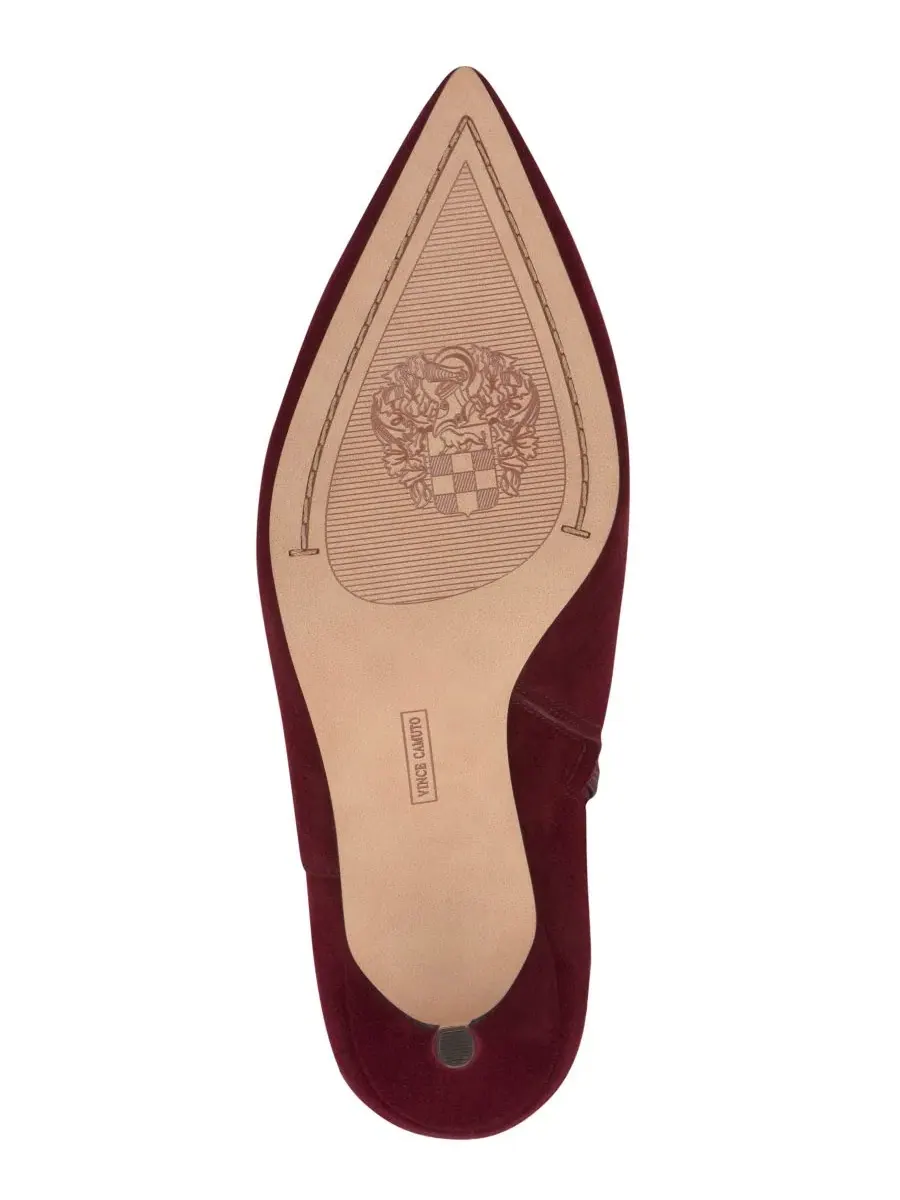 Ботинки-стилетто Meezo Vince Camuto, Pomegranate Suede — изображение 5 из 6