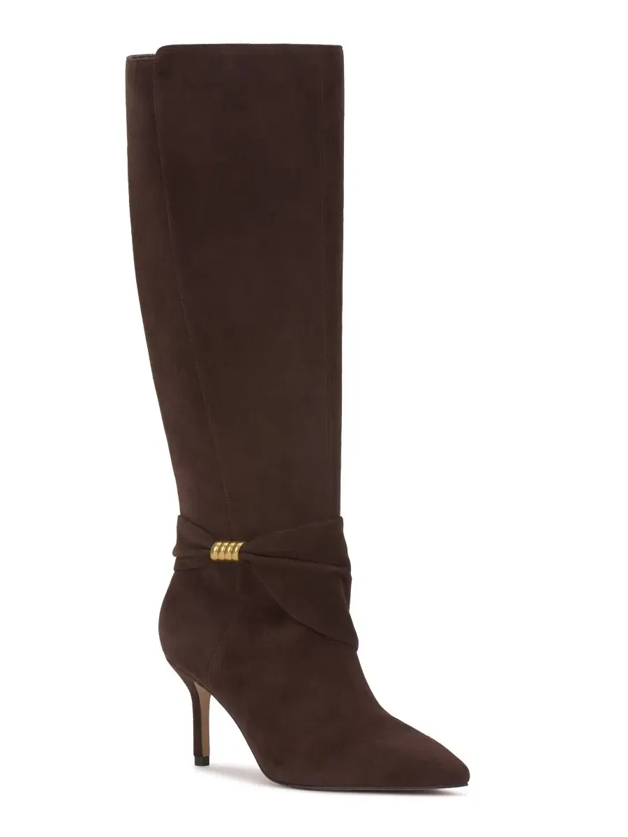 Ботинки-стилетто с заостренным носком Meezo Vince Camuto, Brownie Suede