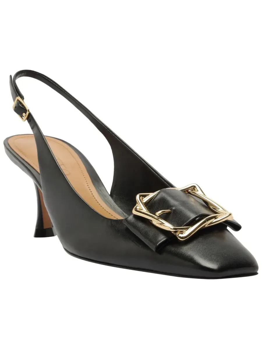 Туфли Florence Mid Stiletto на каблуке Arezzo — изображение 1 из 5, черный