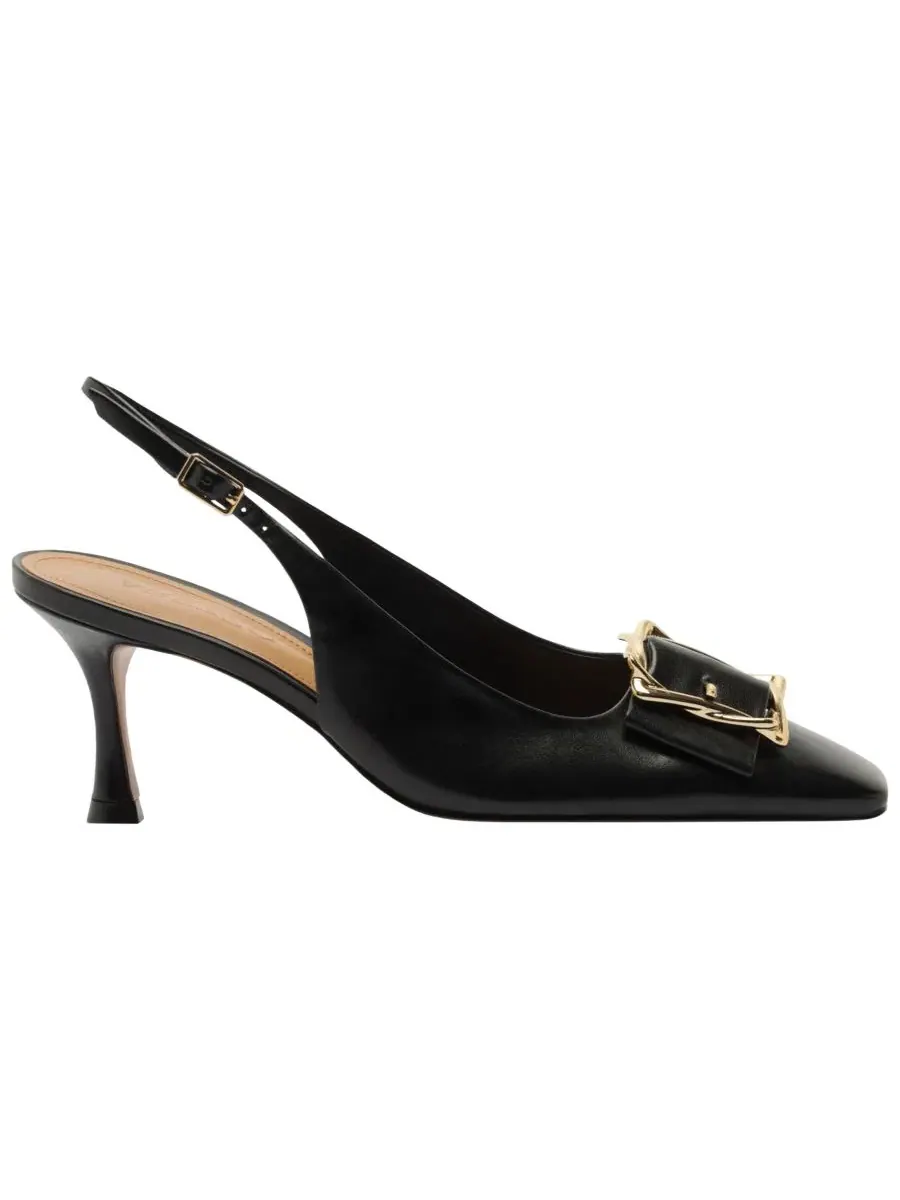 Туфли Florence Mid Stiletto на каблуке Arezzo — изображение 2 из 5, черный