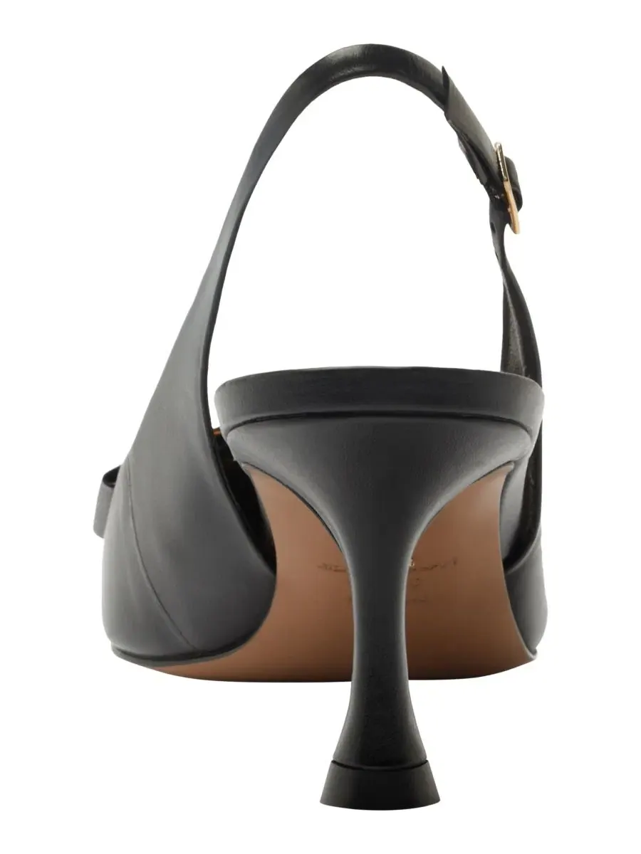 Туфли Florence Mid Stiletto на каблуке Arezzo — изображение 3 из 5, черный