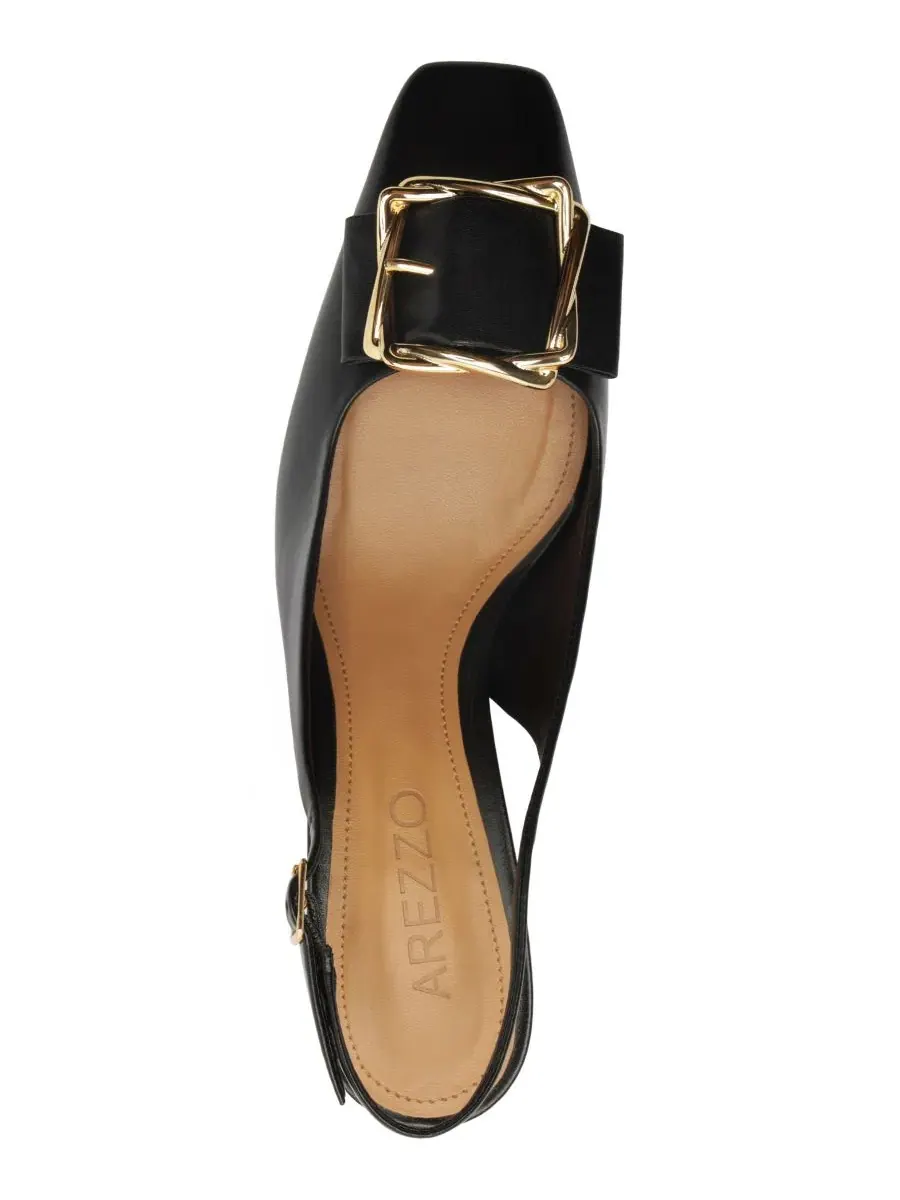 Туфли Florence Mid Stiletto на каблуке Arezzo — изображение 4 из 5, черный