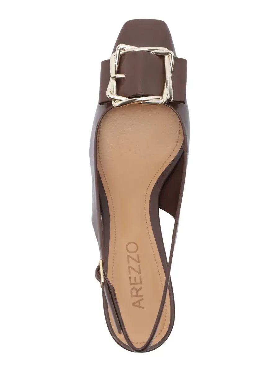 Туфли-лодочки Florence Mid Stiletto Arezzo — изображение 4 из 5, какао