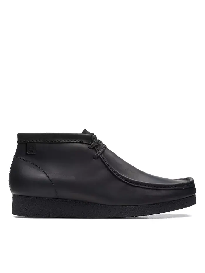 Ботинки мужские Clarks Shacre, кожаные — изображение 2 из 8, черный