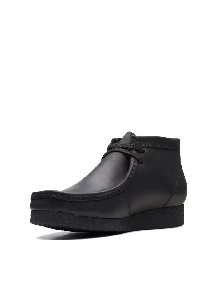 Ботинки мужские Clarks Shacre, кожаные — изображение 4 из 8, черный