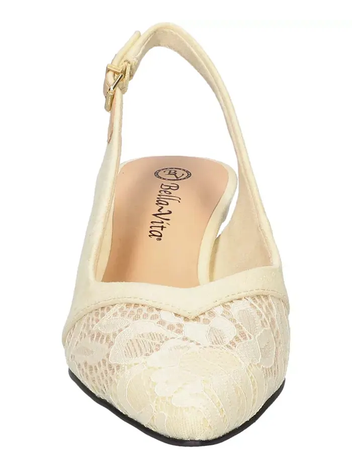 Женские туфли-лодочки Marquette Slingback Bella Vita — изображение 2 из 7, кремовый