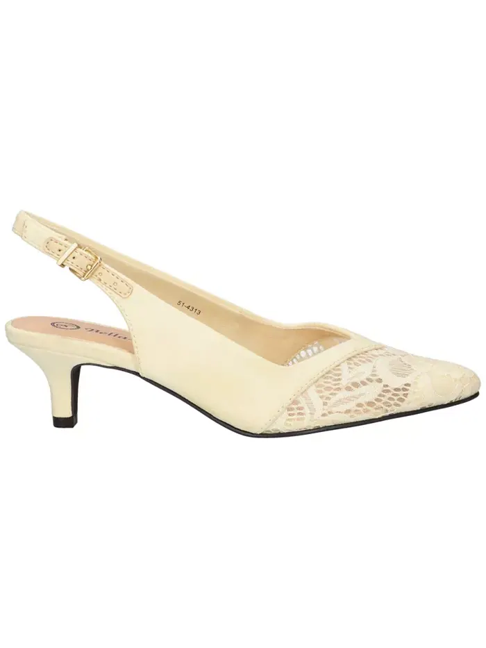 Женские туфли-лодочки Marquette Slingback Bella Vita — изображение 6 из 7, кремовый