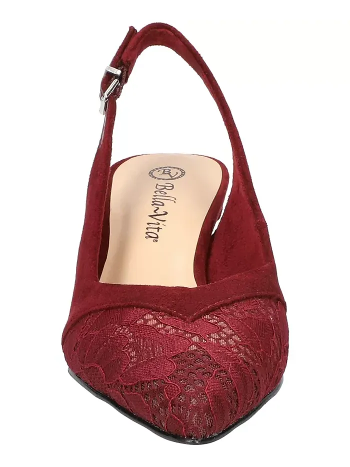 Женские туфли-лодочки Marquette Slingback Bella Vita — изображение 2 из 7, бордовый