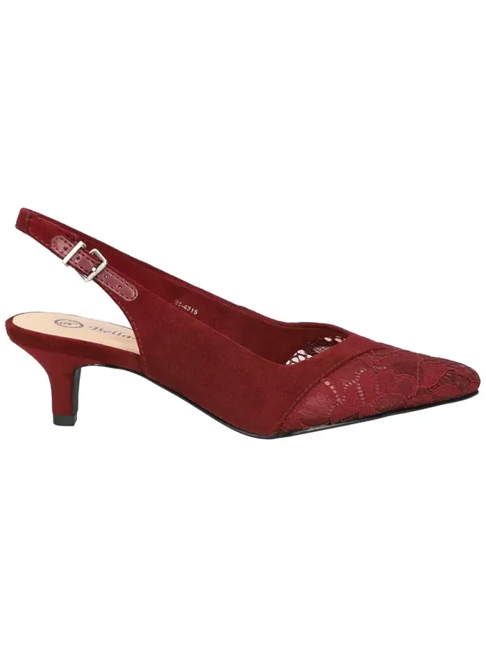 Женские туфли-лодочки Marquette Slingback Bella Vita — изображение 6 из 7, бордовый