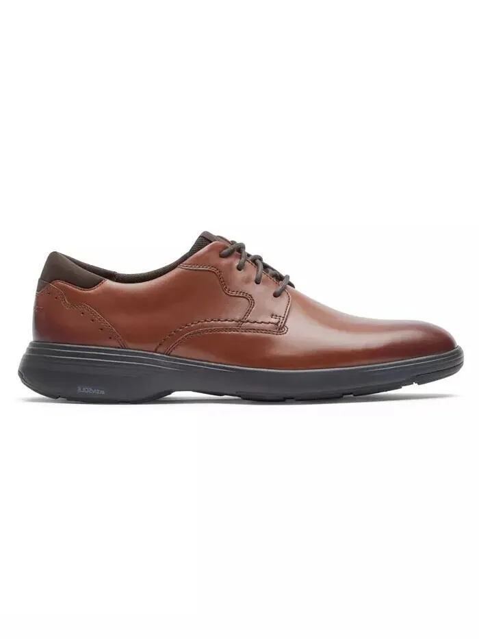 Мужские туфли Noah с простым носком Rockport — изображение 4 из 5, коричневый