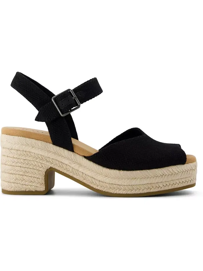 Женские босоножки Isla с открытым носком TOMS — изображение 2 из 5, черный