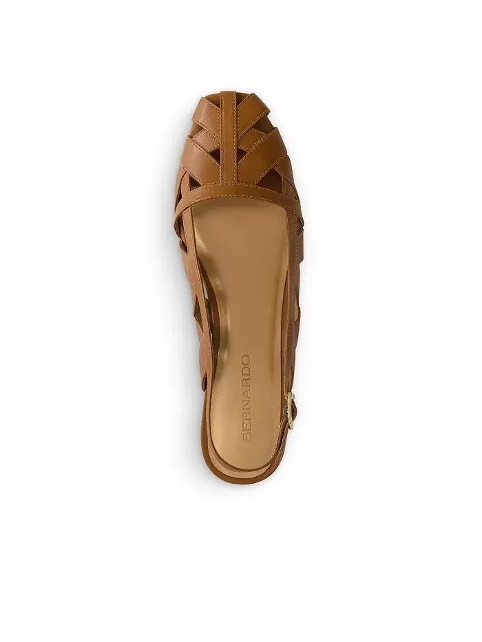 Балетки Бернардо Глинды Bernardo Footwear — изображение 3 из 5, коричневый