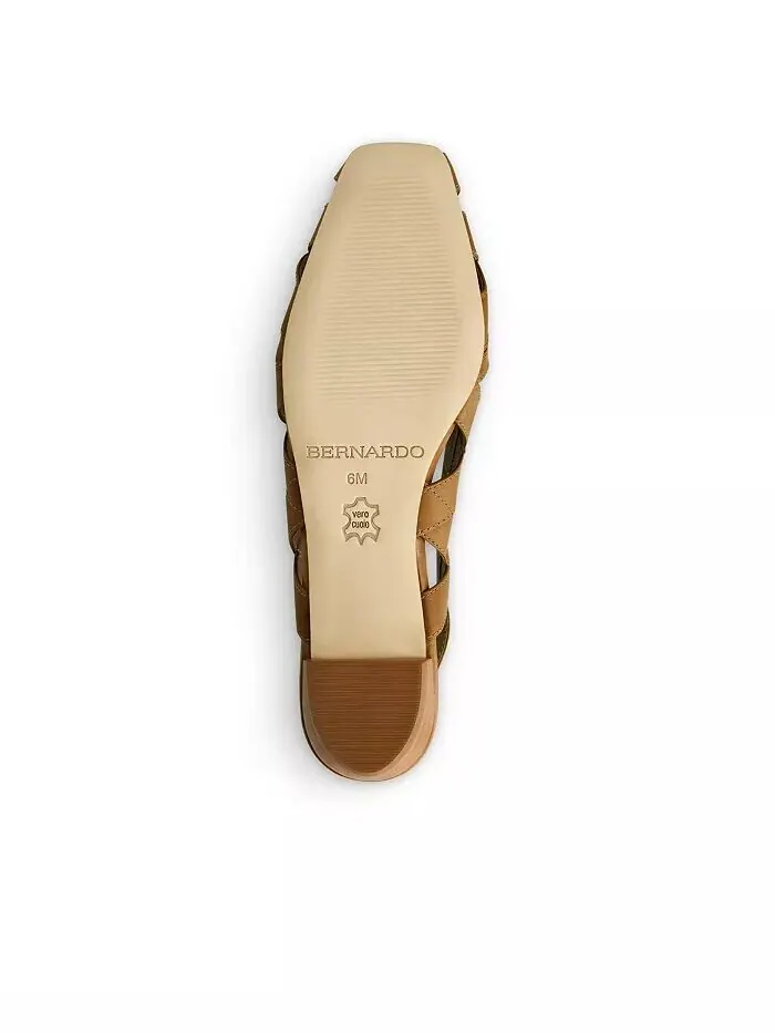 Балетки Бернардо Глинды Bernardo Footwear — изображение 4 из 5, коричневый