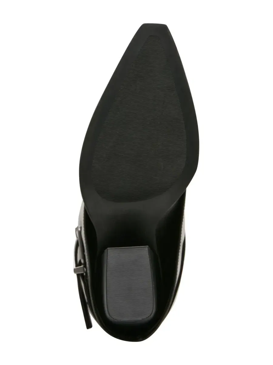 Женские ковбойские сапоги Rodeo Cuffed Studded Tall с тиснением Madden Girl — изображение 5 из 7, черный