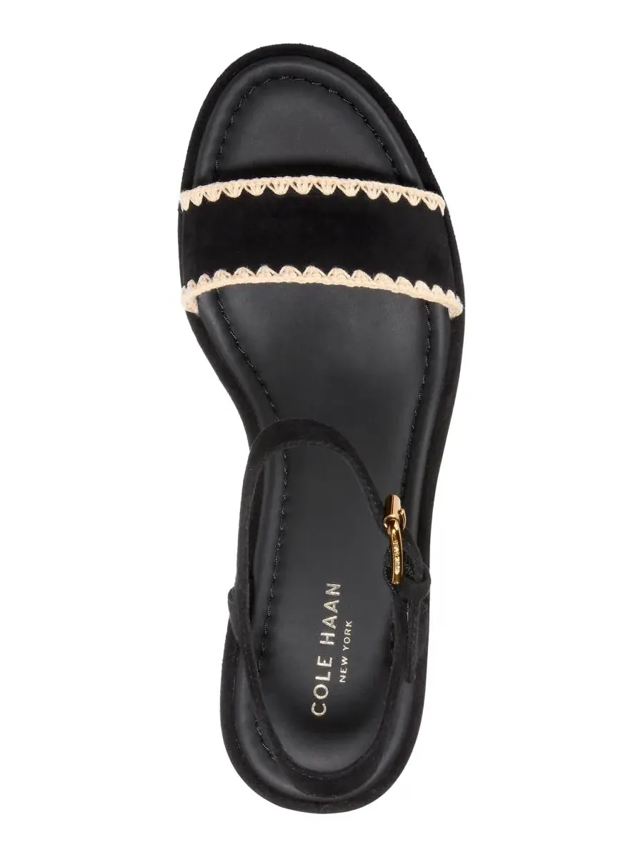 Женские босоножки-эспадрильи на танкетке Cloudfeel Asbury Cole Haan — изображение 4 из 8, черный натуральный