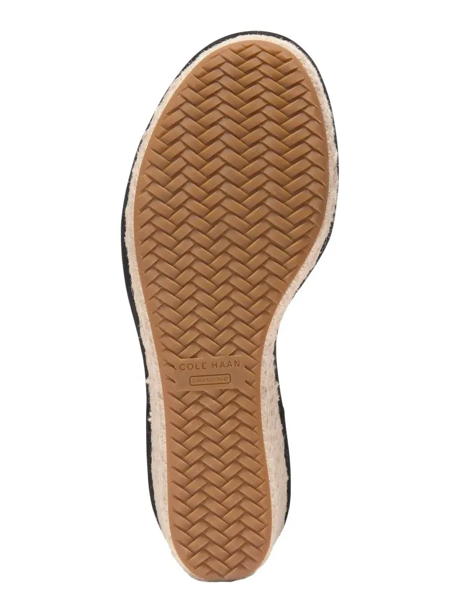 Женские босоножки-эспадрильи на танкетке Cloudfeel Asbury Cole Haan — изображение 5 из 8, черный натуральный