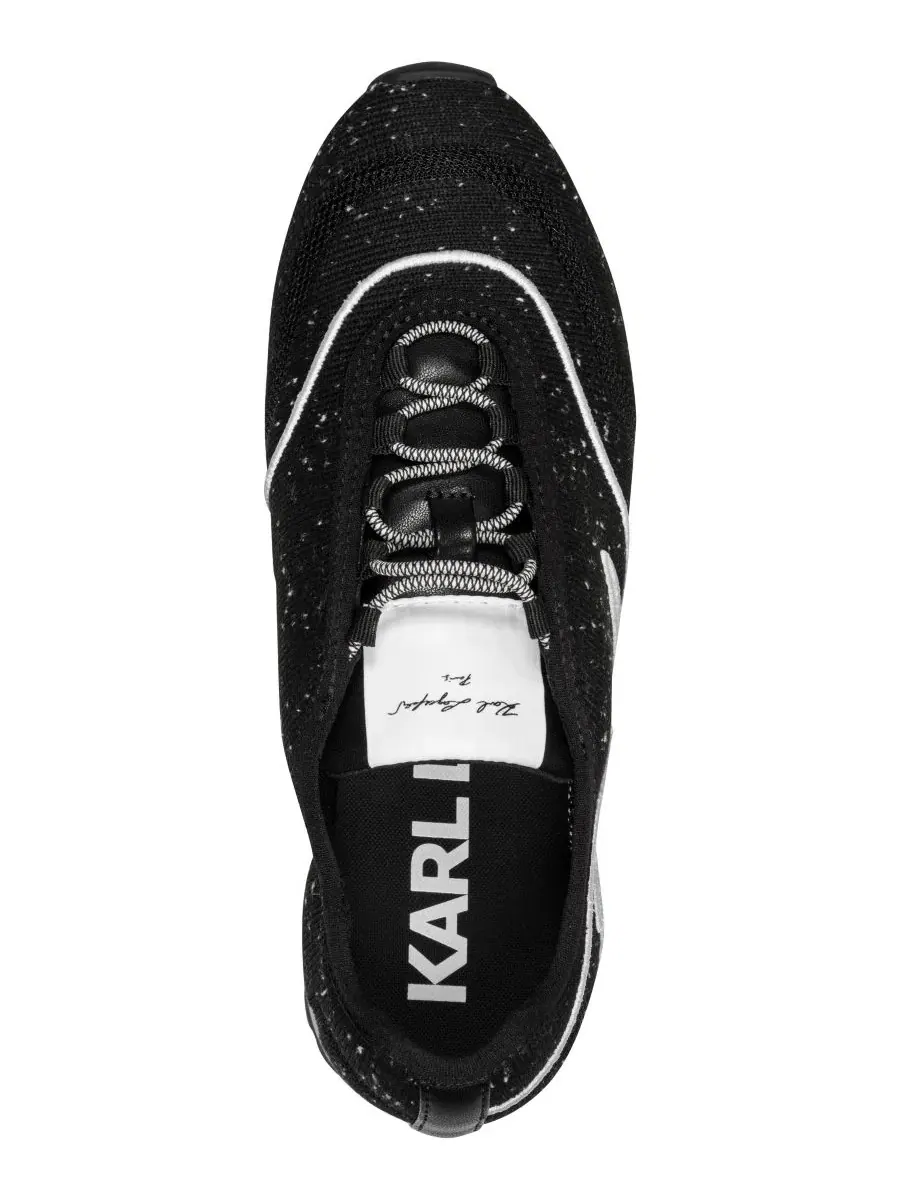 Кроссовки-слипоны с логотипом Angel KARL LAGERFELD PARIS — изображение 4 из 5, черный