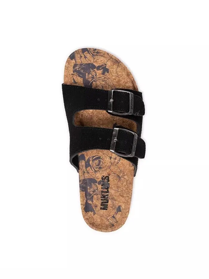 Женские шлепанцы Tessa Tera Turf с 2 ремешками MUK LUKS — изображение 6 из 6, черный
