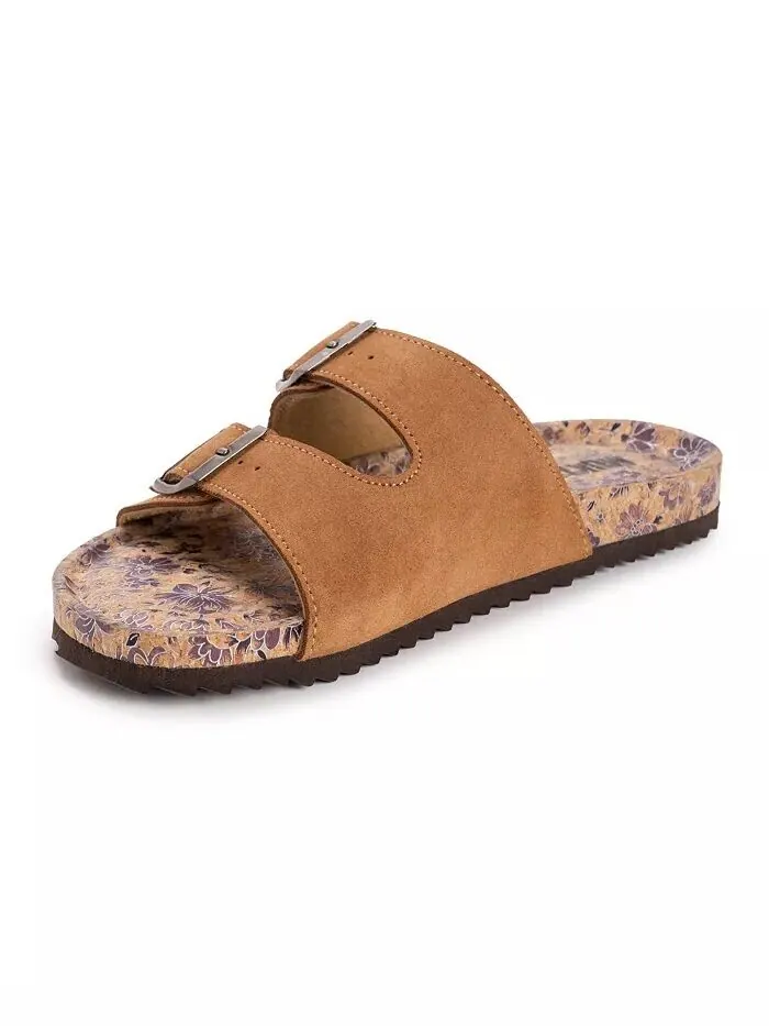 Женские шлепанцы Tessa Tera Turf с 2 ремешками MUK LUKS — изображение 2 из 6, коричневый