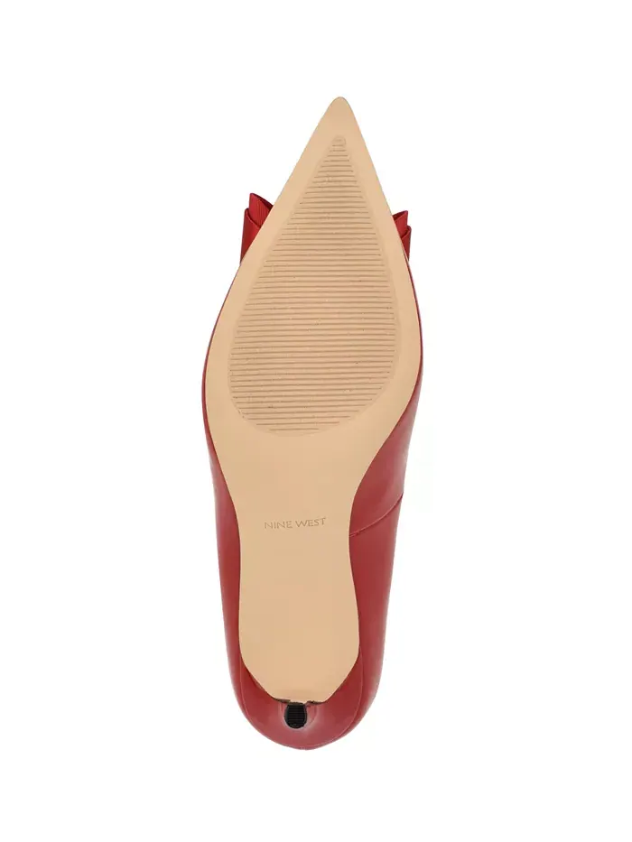 Женские туфли-лодочки Ceryn с декоративным бантом Nine West — изображение 5 из 5, красный